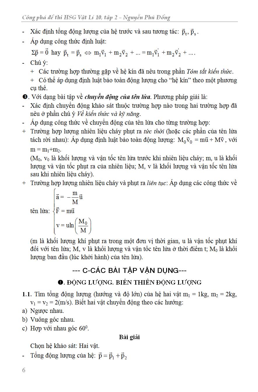CÔNG PHÁ ĐỀ THI HỌC SINH GIỎI VẬT LÍ 10 TẬP 2_KV