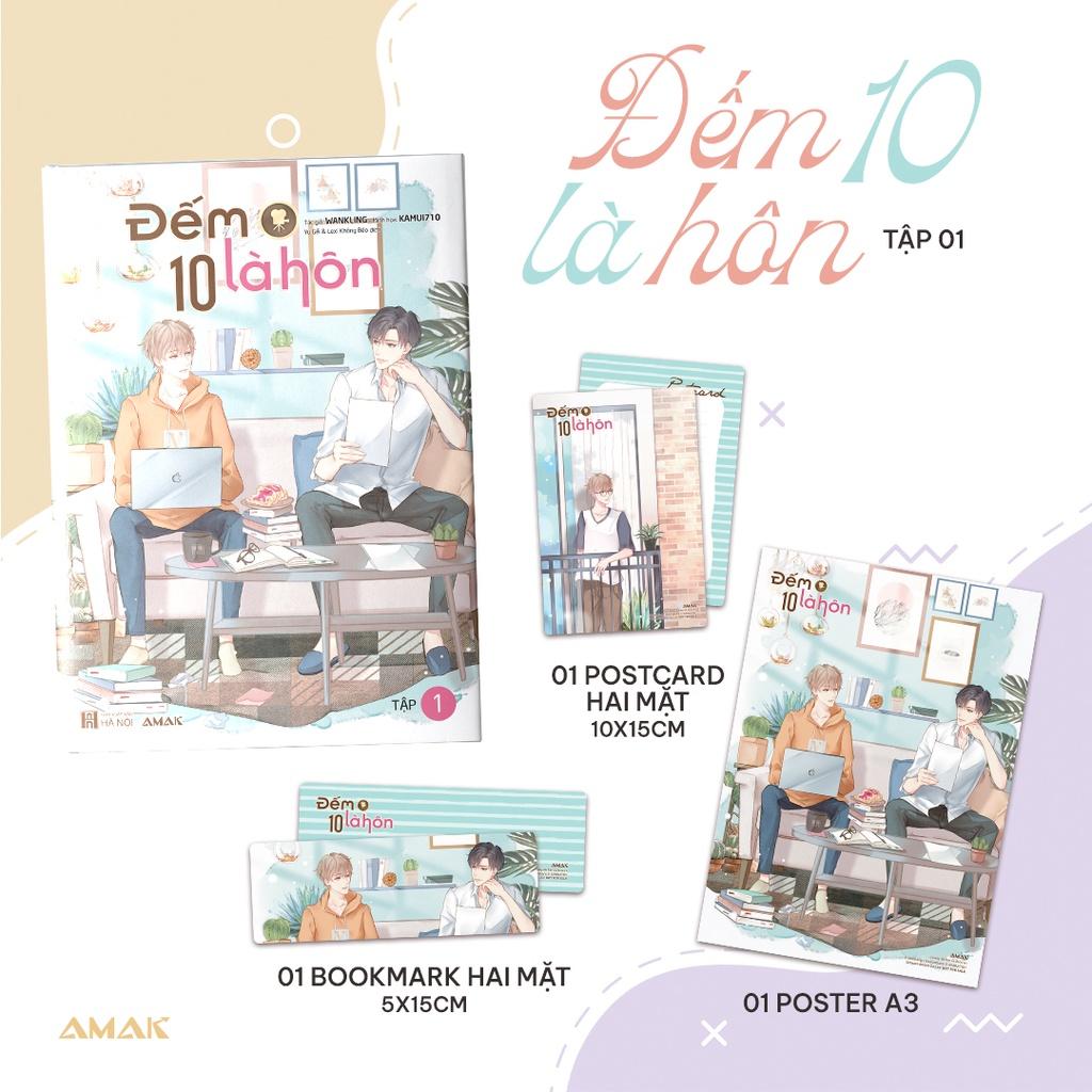 Sách - Đếm 10 là hôn tập 1&2 - Bản Quyền