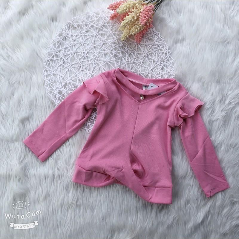 ÁO KIỂU CHẤT COTTON LEN CHO BÉ GÁI