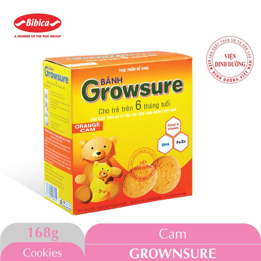 Combo 5 hộp bánh Growsure Cam hộp 168g