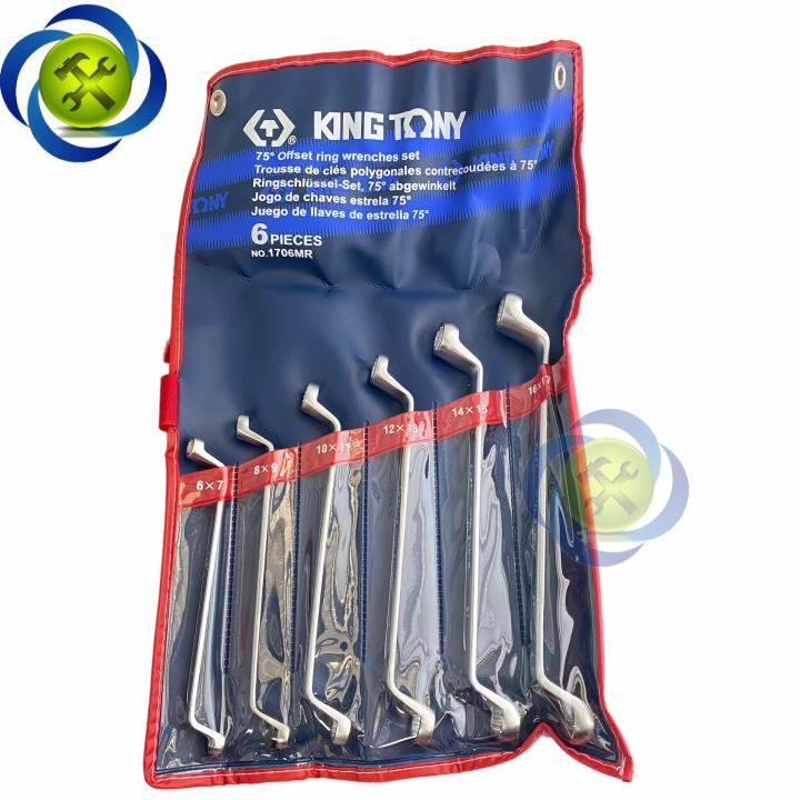 Bộ cờ lê hai đầu tròng Kingtony 1706MR 6 cây