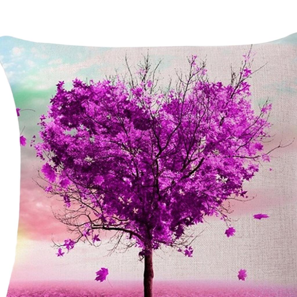 Tree Vintage Cushion Decor Pillow Case