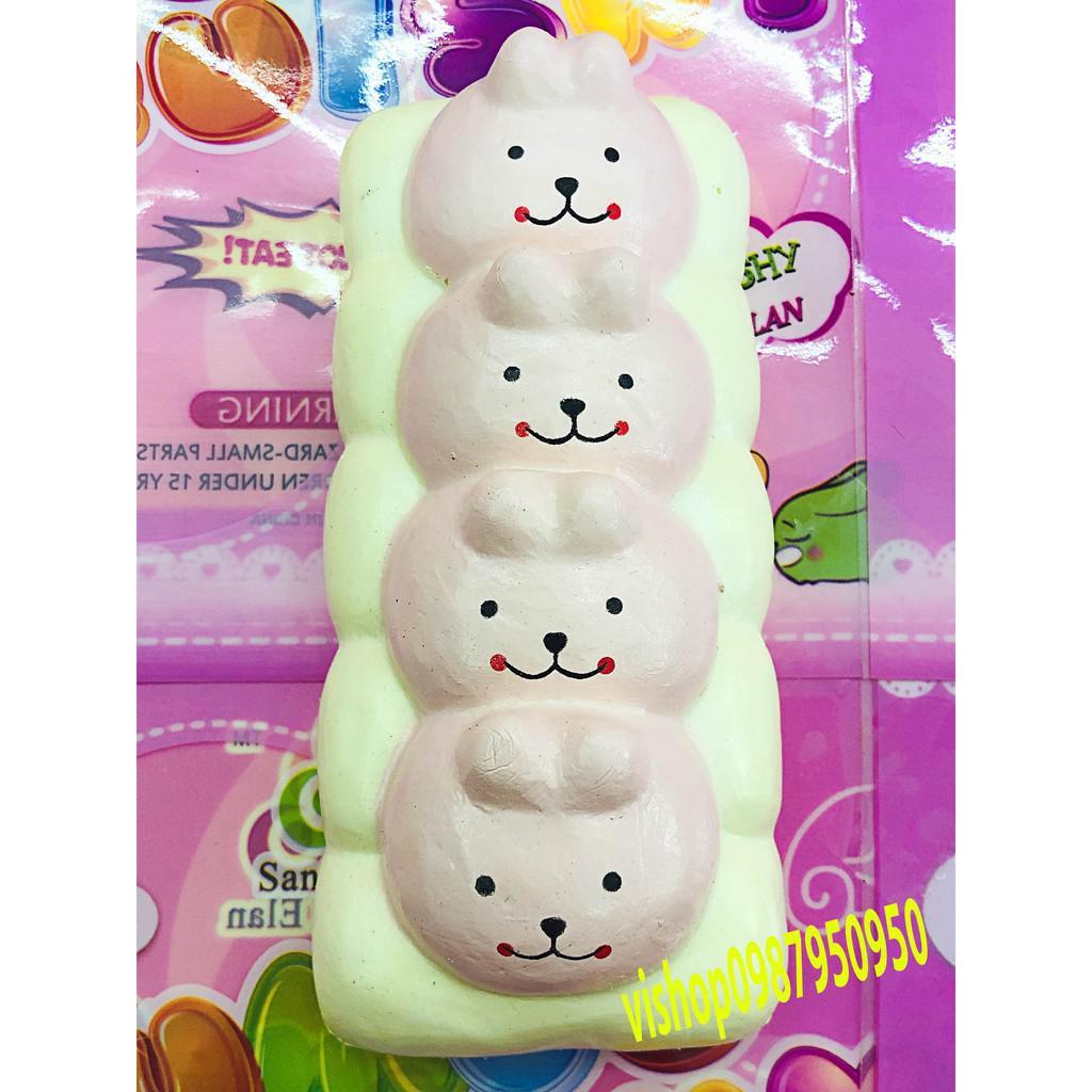 Bán SQUISHY BÁNH SÂU 4 KHÚC KÈM BAO BÌ - HÀNG CỰC ĐẸP Siêu rẻ