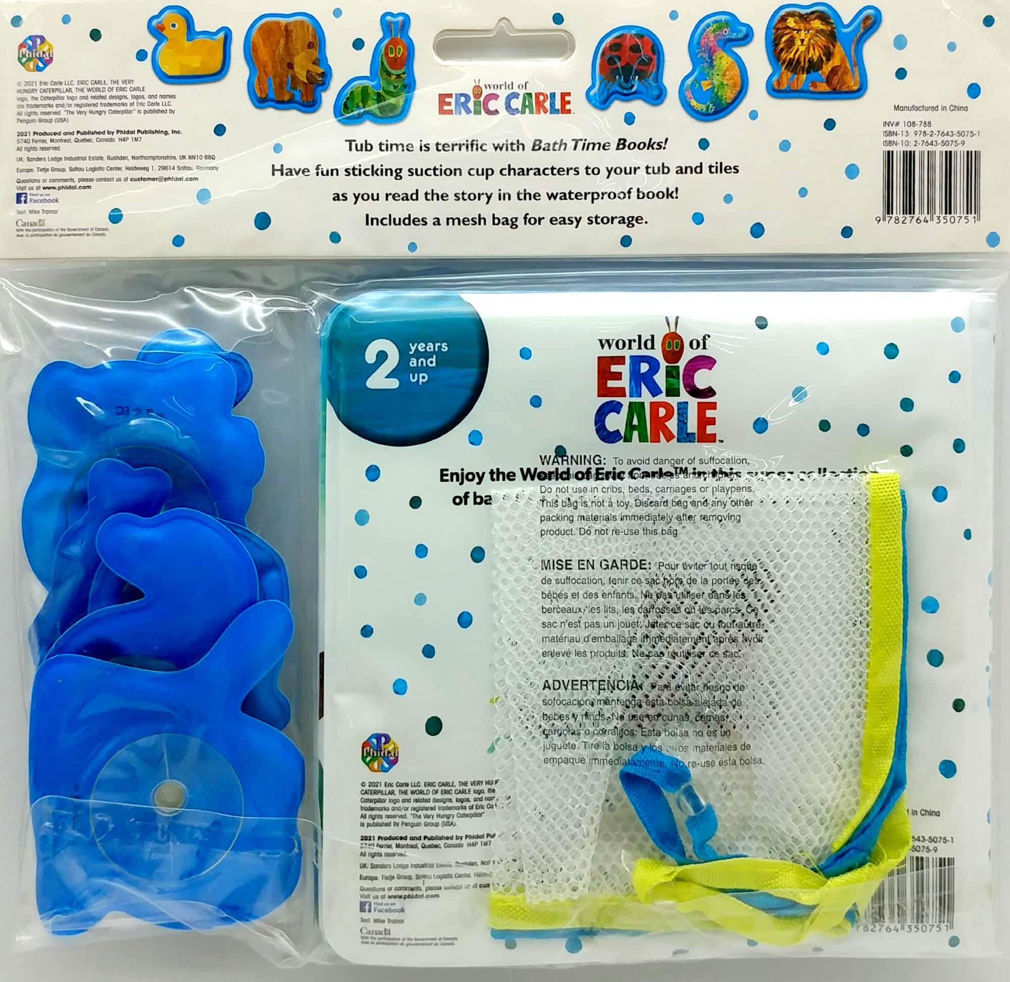 The World Of Eric Carle Bath Time Books (Eva Bag Edition)