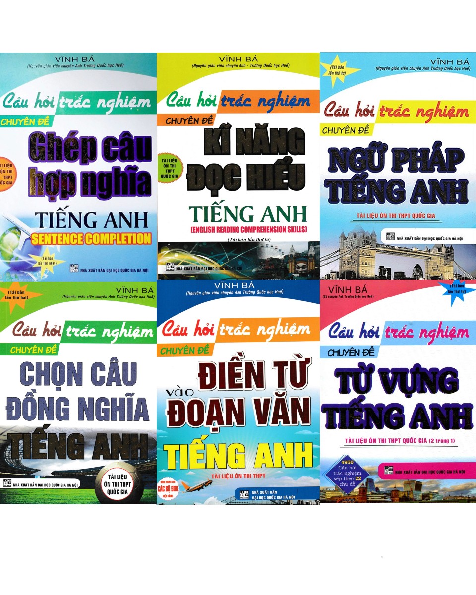 Combo Câu Hỏi Trắc Nghiệm Tiếng Anh - Vĩnh Bá
