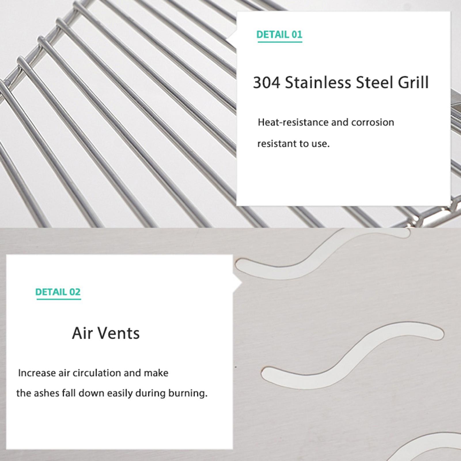 Vỉ Nướng Bbq Đa Năng Tiện Dụng Mang Theo Dã Ngoại/ Cắm Trại