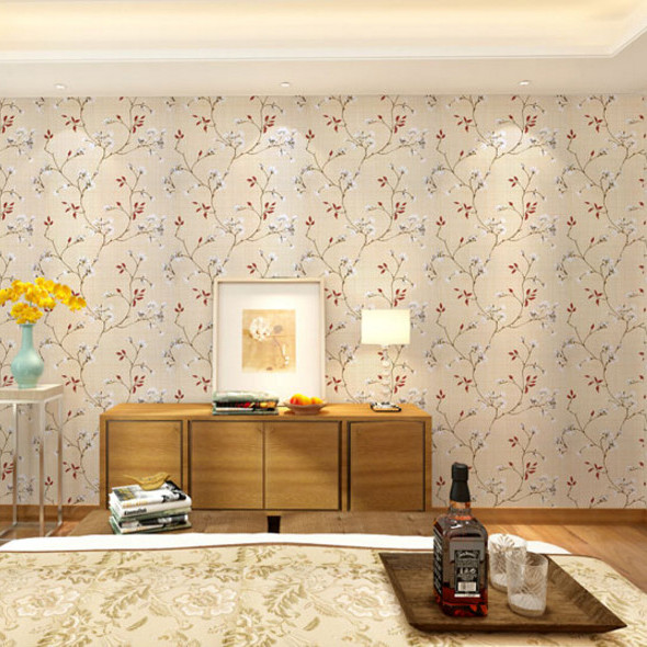 GIẤY DÁN TƯỜNG KHỔ 45CMX10M NHÀNH MAI HỒNG