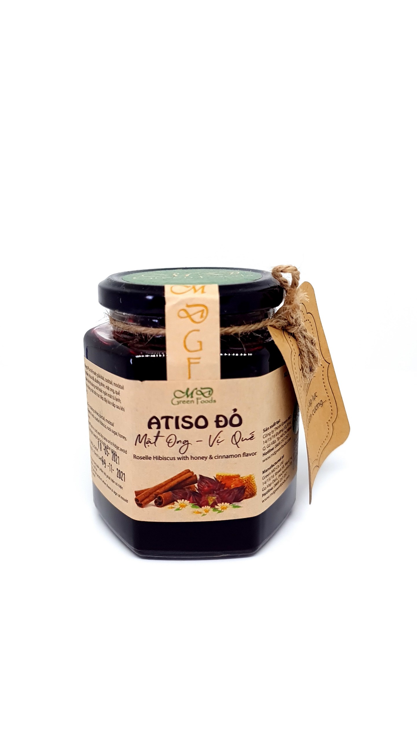 ATISO ĐỎ MẬT ONG VỊ QUẾ - 480 gr