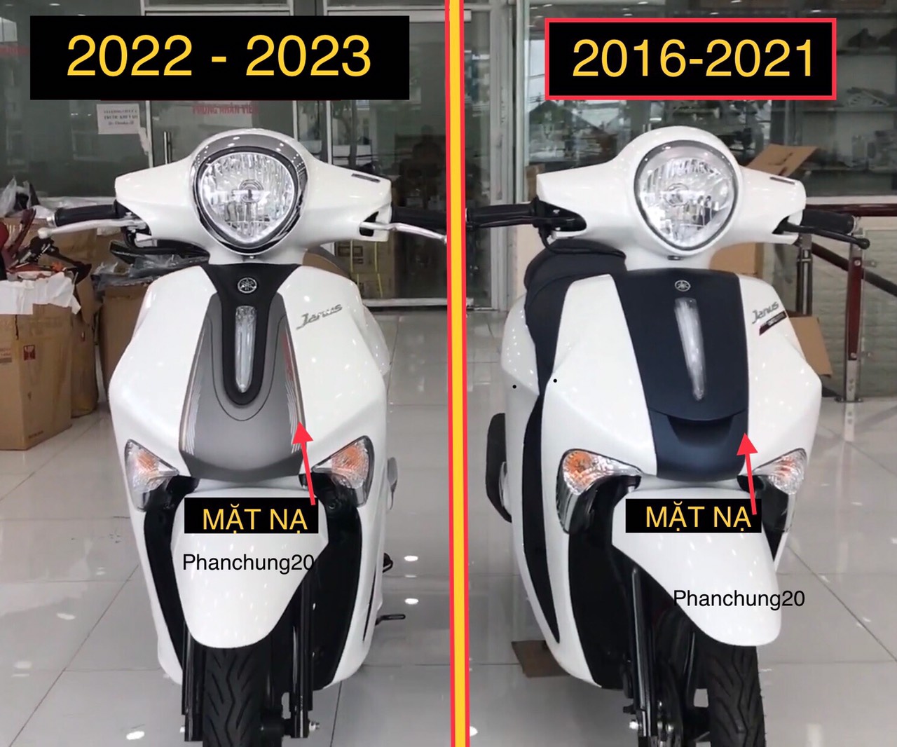 COMBO ỐP PHỤ KIỆN TRANG TRÍ DÙNG CHO ĐỜI XE JANUS 2022 0223 CROM