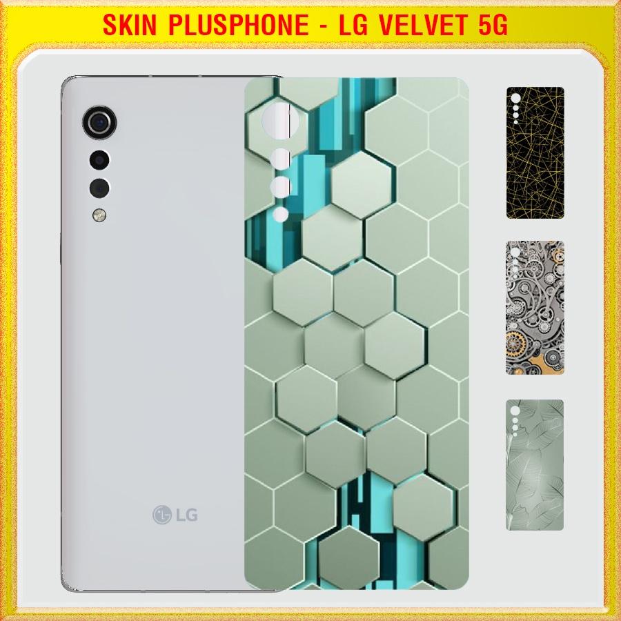 Dán Skin cho điện thoại LG Velvet 5G in hình nhiều mẫu hot, độc lạ