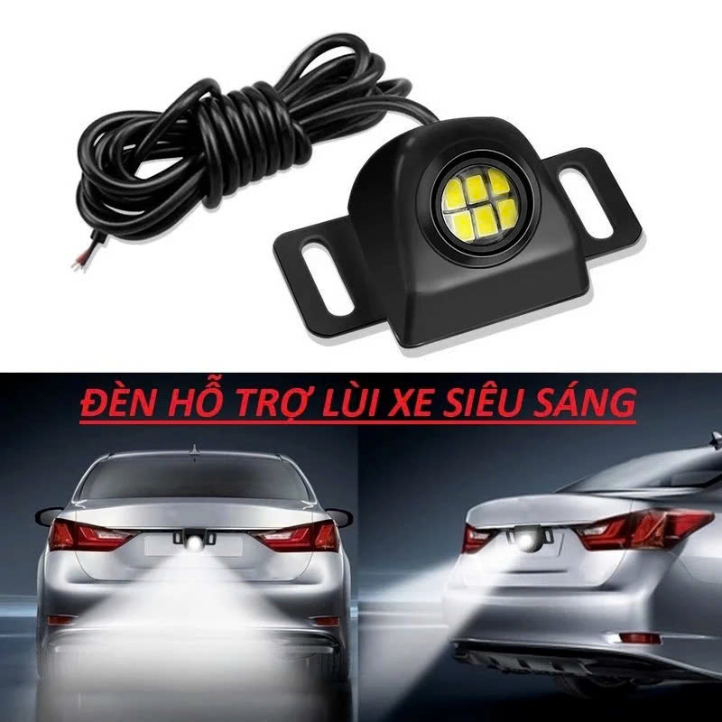 Đèn LED Hậu Lùi Ô Tô Mắt Đại Bàng 6500K 12V – Trợ Sáng Gầm Xe Máy Siêu Đẹp