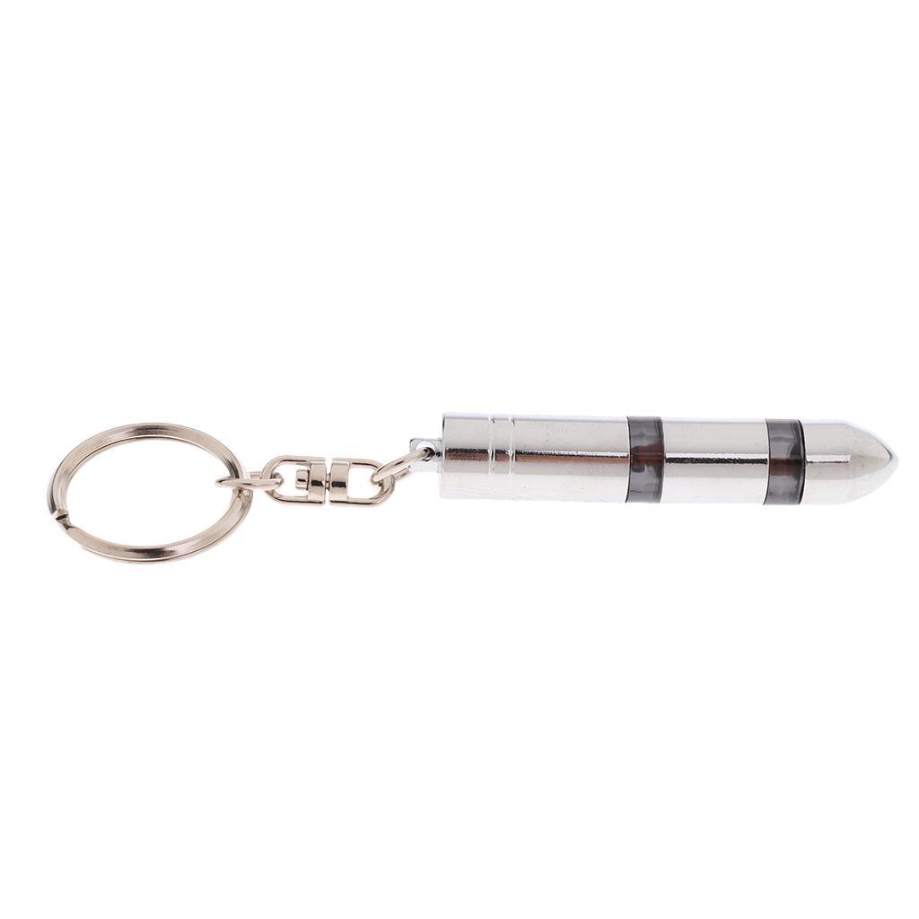 Car Mini Anti Static Electricity  Remover Key Chain Keyring Black