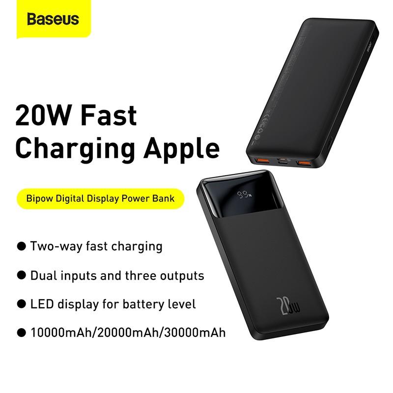 Pin dự phòng sạc nhanh không dây tích hợp nam châm Baseus Magnetic Wireless Quick Charging Power Bank (10000mAh, USB + Type C, QC/ PD 20W Quick Charge, ) - Hàng Chính Hãng