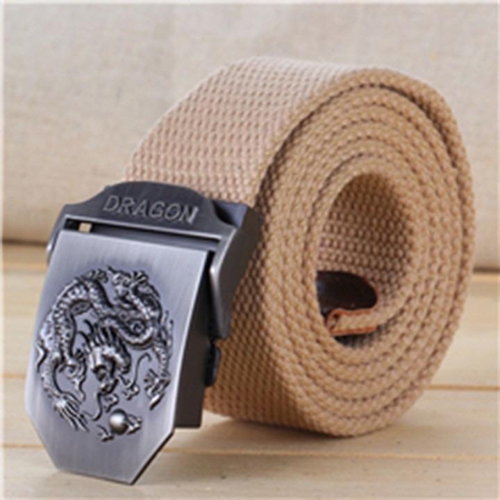 Thắt lưng dù mặt khoá Dragon - nhóm màu trơn