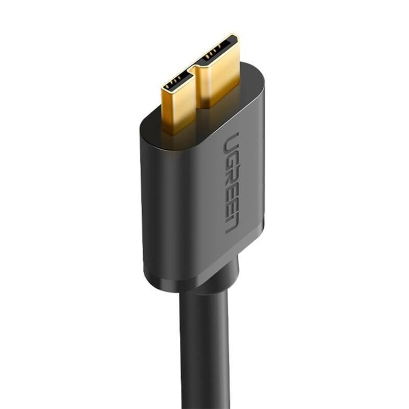 Ugreen UG10842US130TK 1.5M màu Đen Cáp USB 3.0 sang MICRO USB 3.0 cho ổ cứng - HÀNG CHÍNH HÃNG