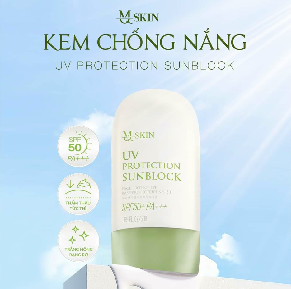 KEM CHỐNG NẮNG MQSKIN - KHẮC TINH CỦA ÁNH NẮNG