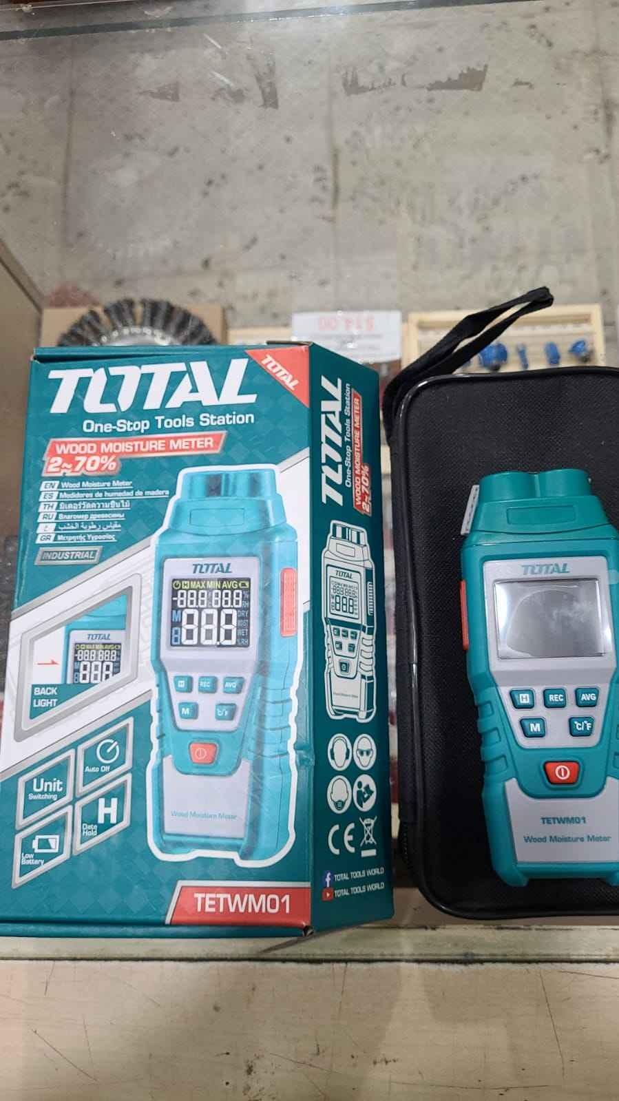 MÁY ĐO ĐỘ ẨM GỖ  TOTAL TETWM01 - HÀNG CHÍNH HÃNG