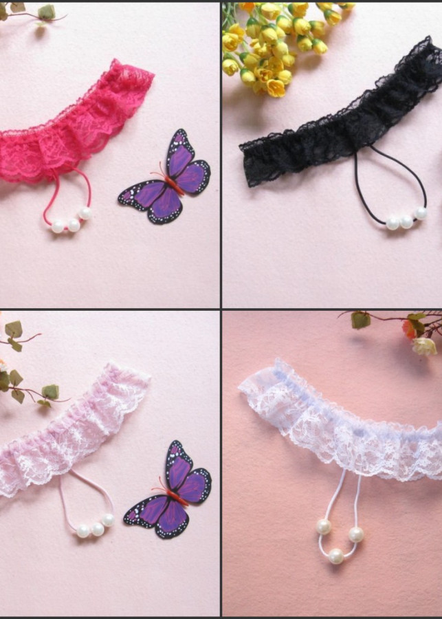 Bộ 4 Quần lót ren chữ T sexy quyến rũ thoáng mát
