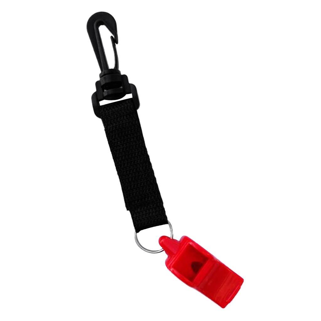 2-4pack Ultra-loud Emergency Scuba Dive Safety Whistle Outdoor Survival Gear Red