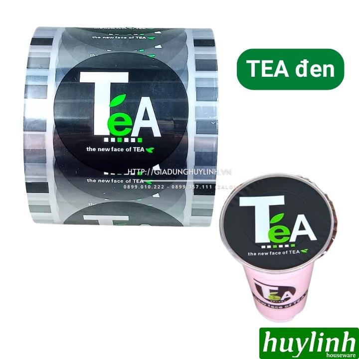 Cuộn màng dập ly cốc trà sữa cà phê nước ép 2400 ly (2400 logo) [Mr Drink - Tea Đen - Tea Xanh)