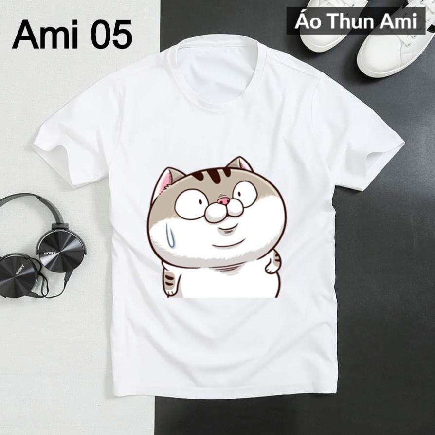 ️️Áo Thun Mèo Ami Bụng Bự 2