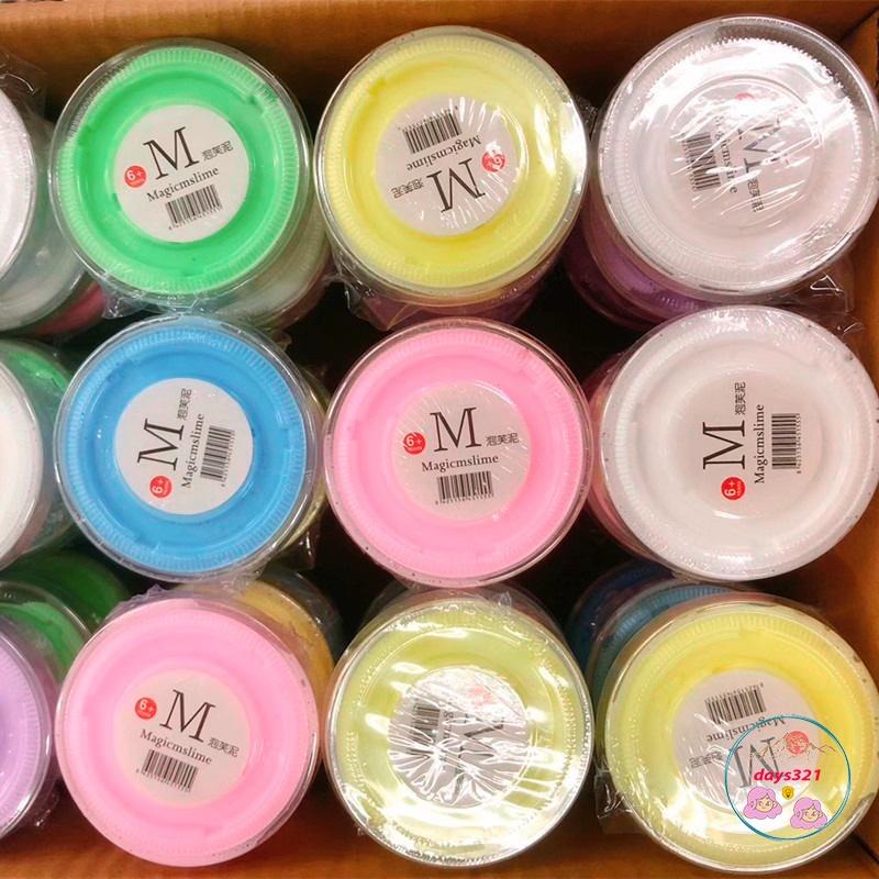 Slime Magic Bơ Sữa hộp 200ML to 9 màu cực đẹp Đồ chơi hũ slam chất nhờn ma quái squishy