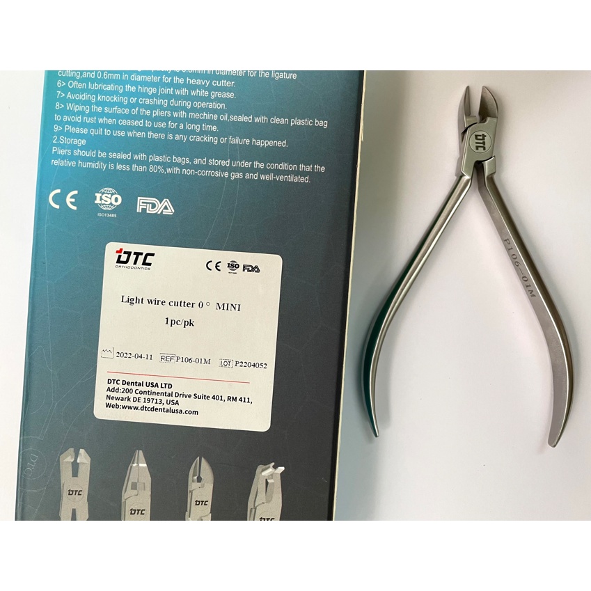 Kềm cắt dây mảnh mini_DTC (Mini Ligature wire cutters)_Dùng trong nha khoa_Chỉnh nha [Chính hãng][Ảnh thật]