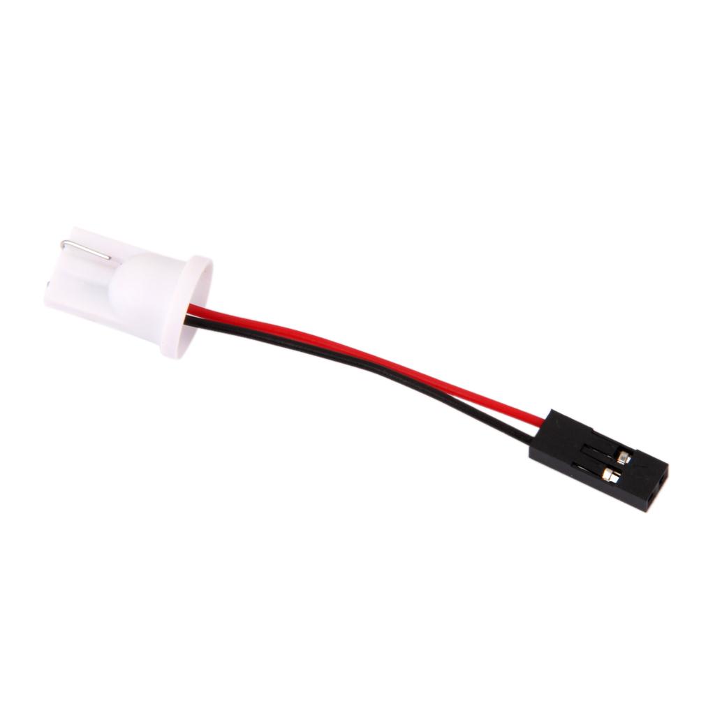 Car Interior Light LED Bulb T10 BA9S Dome Adapter White