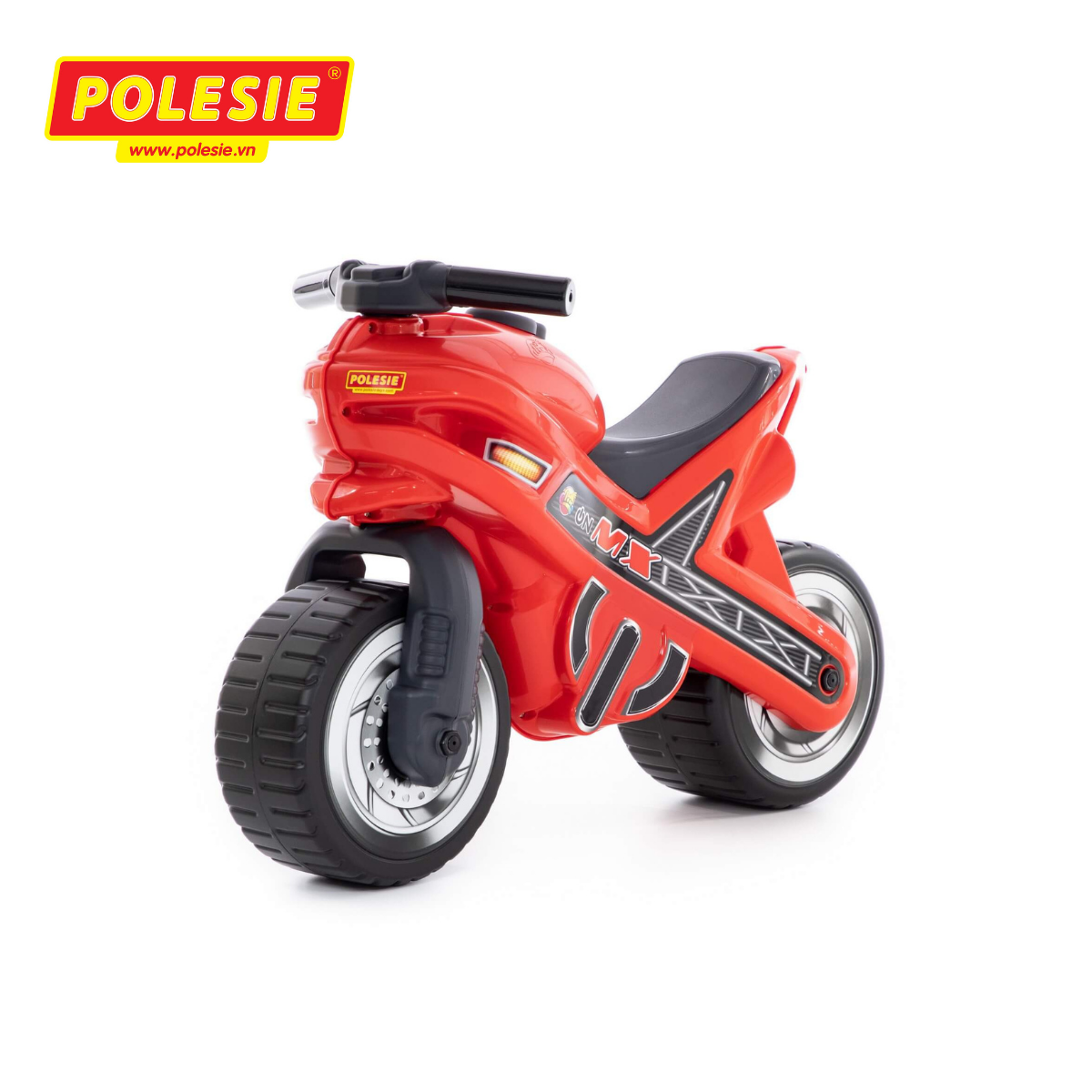 Xe chòi chân mô tô MX (đỏ) 46512 - Polesie Toys