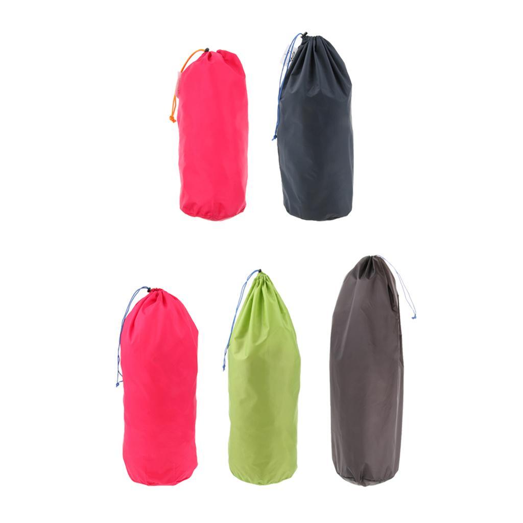 Waterproof Nylon Drawstring Bag Pouch Travel Camping Hiking Storage Organizer