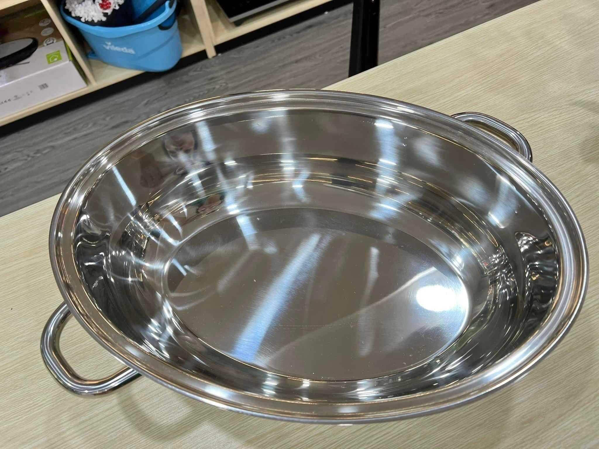 Nồi chảo fissler sz 38 cm hình bầu dục Hàng Chính Hãng