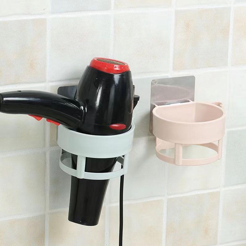Giá treo máy sấy tóc phòng tắm nhà vệ sinh dán tường siêu chắc không cần đục lỗ babo