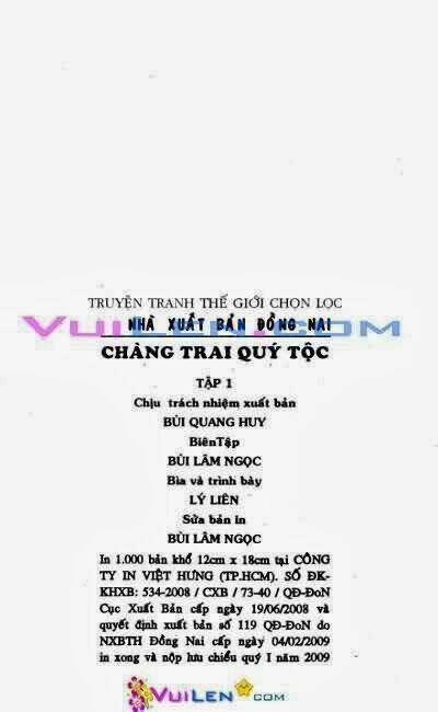 chàng trai quý tộc chapter 1 2