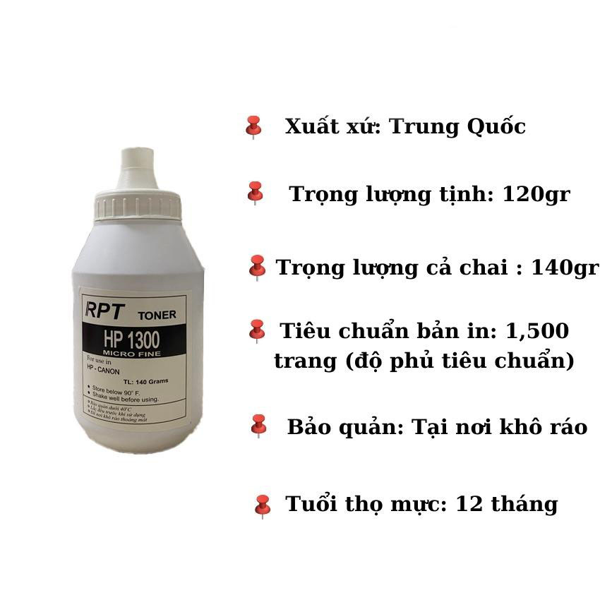 Mực Đổ RPT 140g dùng cho máy in 2900, 3300, đa năng tất cả các máy in.