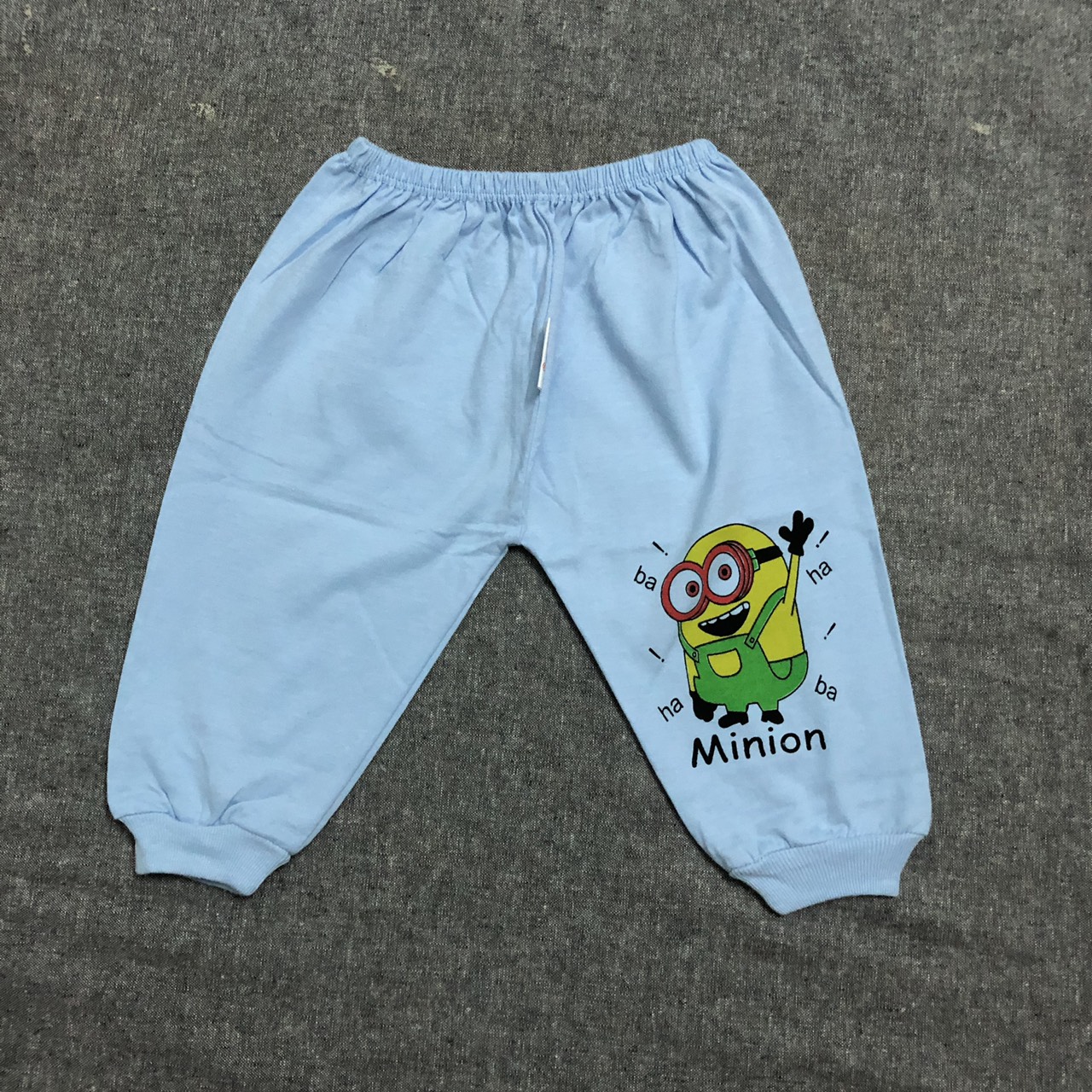 Combo 10 quần dài màu bo gấu cho bé sơ sinh SUSU-QDMN001, chất vải cotton mềm, mịn, thoáng mát, đường may đẹp