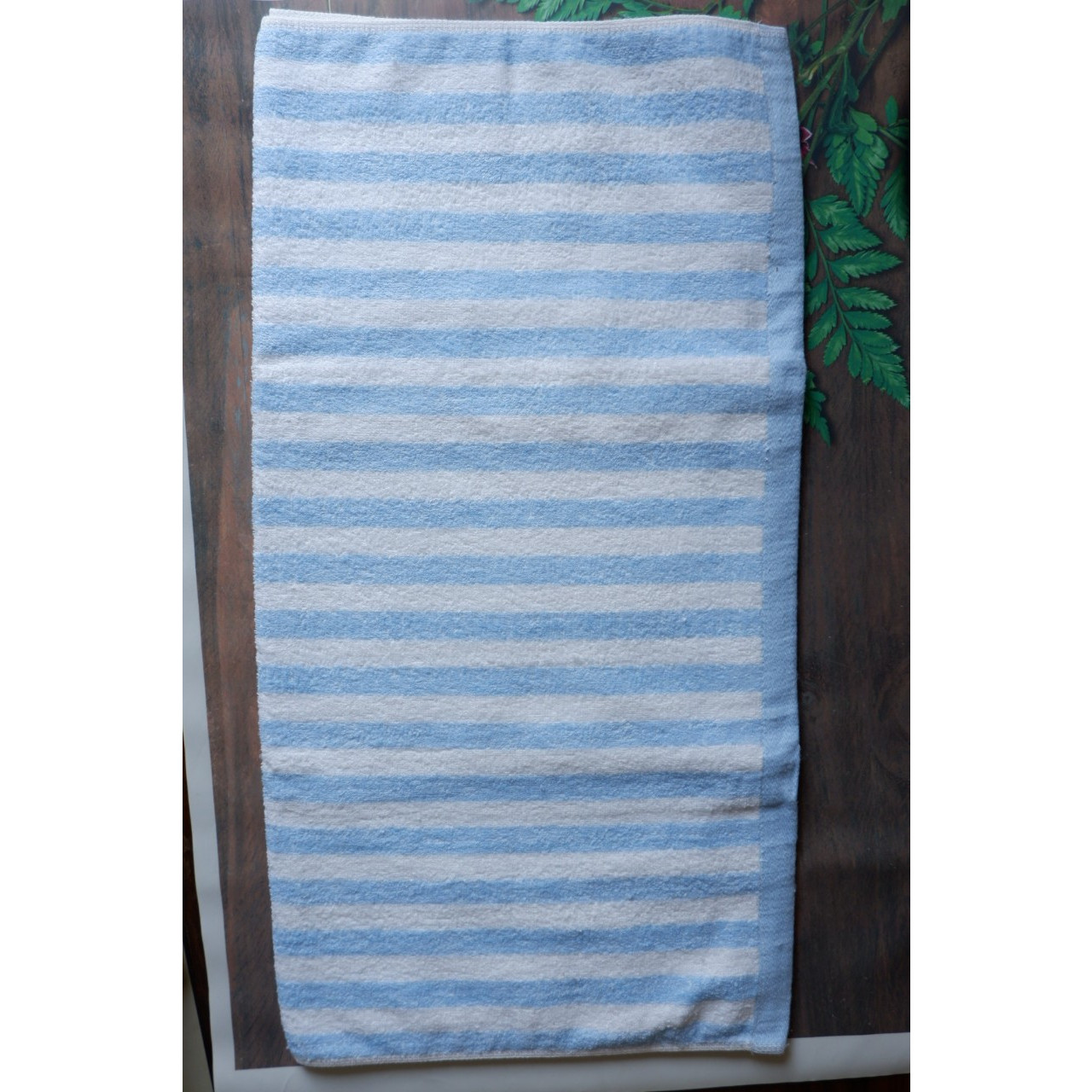 Khăn tắm sọc kích thước 70*140 xanh