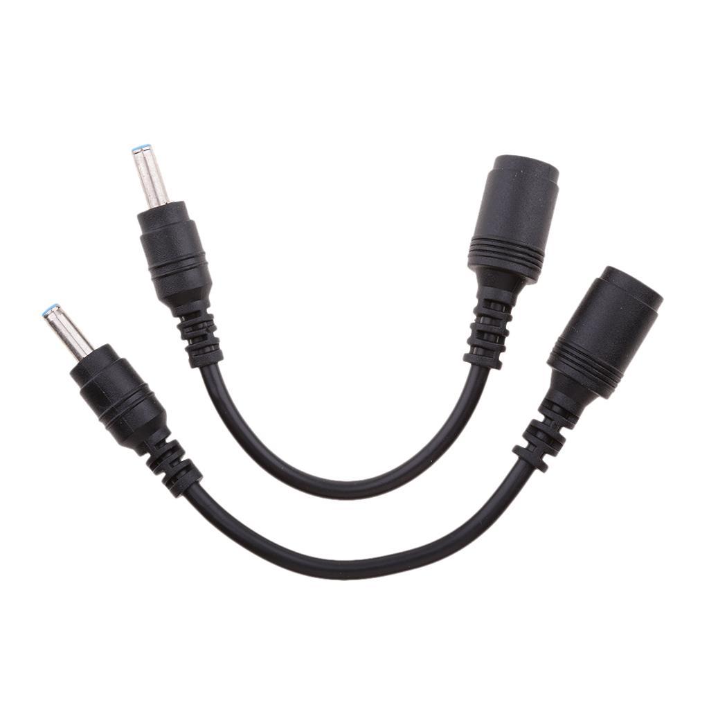 4 Pieces For HP Dell DC Power Cable 7.4x5.0mm Female To 4.5x3.0mm Male