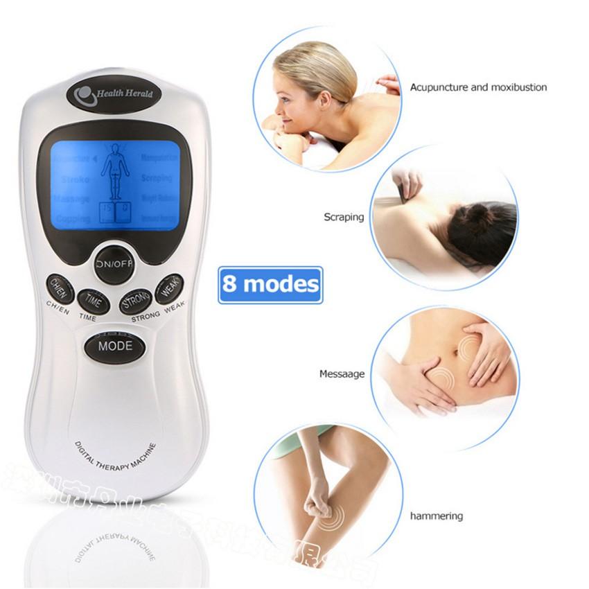 Máy Massage Xung Điện, Bấm Huyệt SYK 208 - Gồm 4 Miếng Dán Xung Đều, Thoải Mái, Hiệu Quả -- Hàng Chất Lượng KST