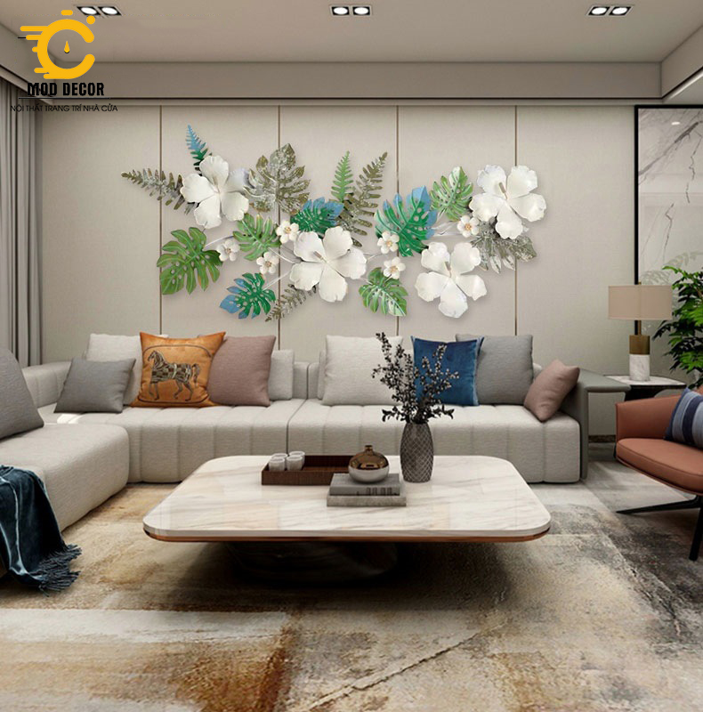 Tranh sắt treo tường trang trí MOD Decor, phong cách Bắc Âu nghệ thuật Lianzhang JJT mã 668