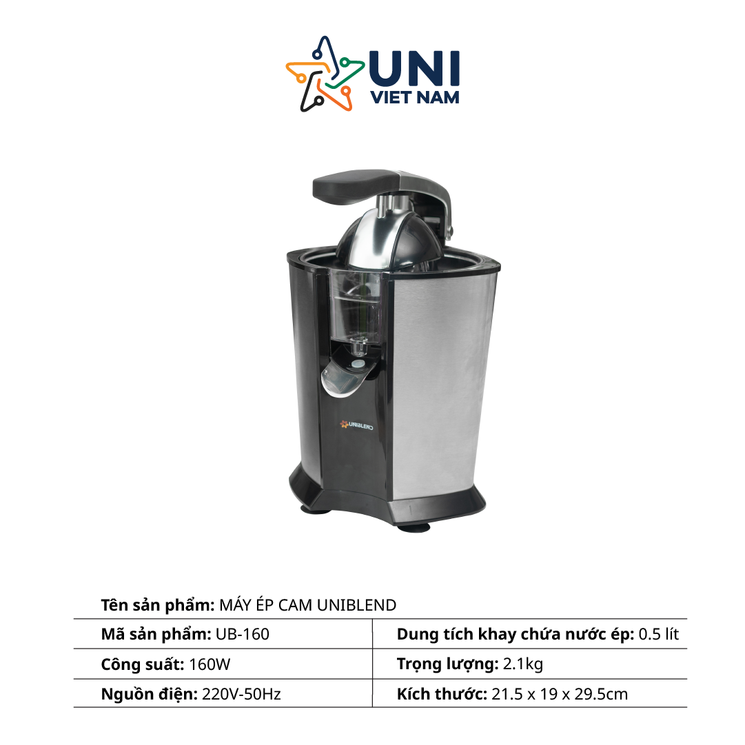 Máy ép cam chuyên dụng Uniblend UB-160