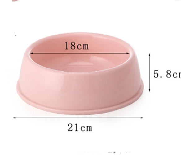 Bát Ăn Tròn Đơn Chó Mèo Size Lớn