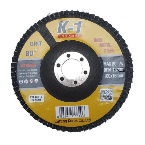 10 viên Đá nhám xếp 80# | Đĩa ráp xếp | Bánh nhám xếp K1 D100 80#