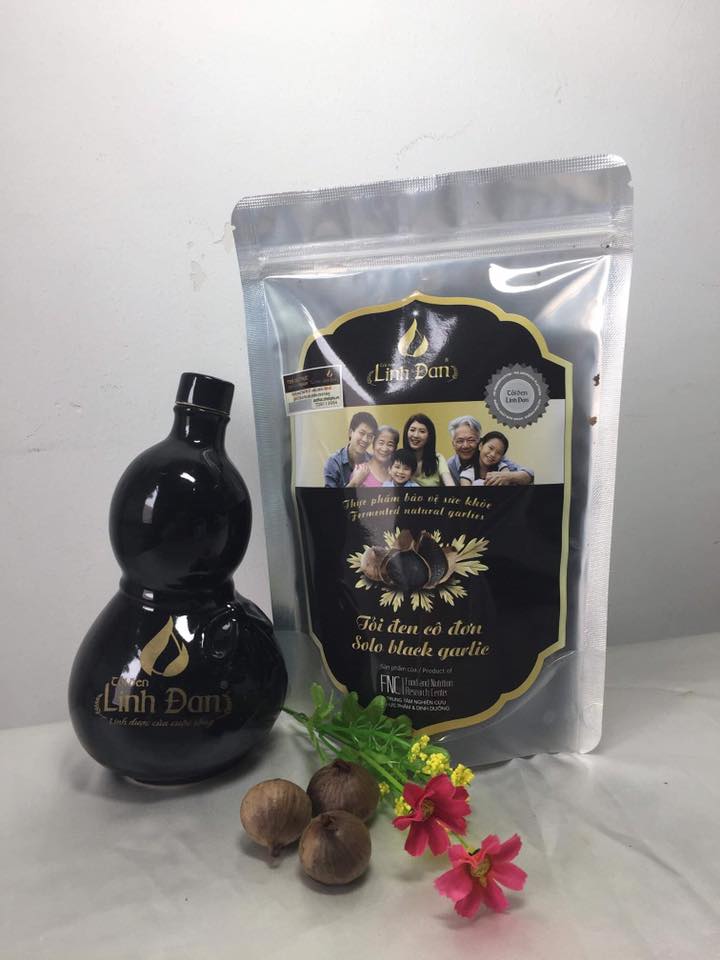 Tỏi đen cô đơn Linh Đan 500g