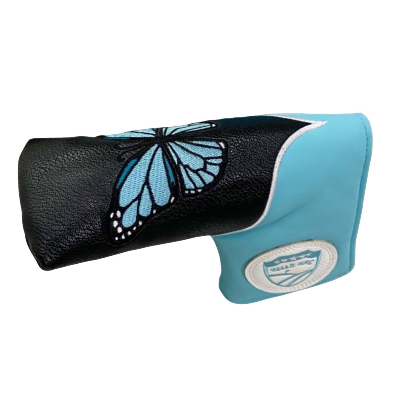 Fashion Golf Putter Head Cover Protector PU Leather Golf Club Head Cover