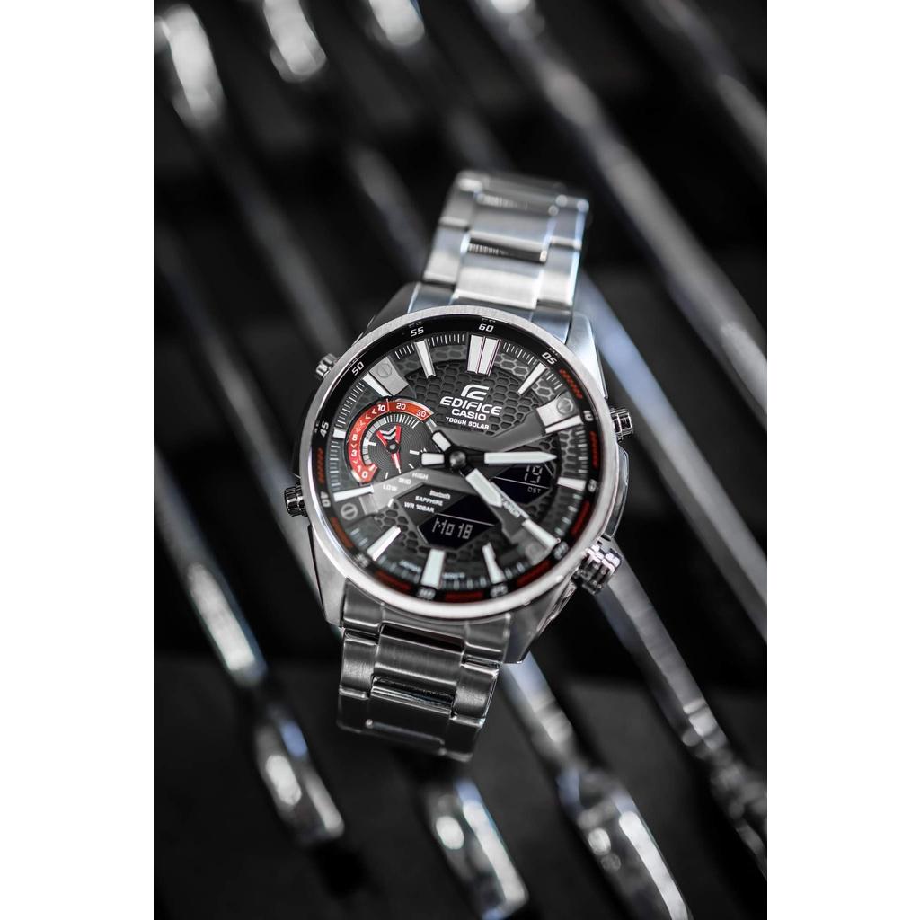 Đồng Hồ Nam Dây Thép Casio Edifice ECB-S100D-1ADF Chính Hãng - ECB-S100D-1A