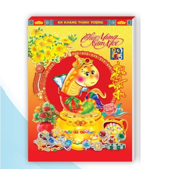 Lịch Bloc Trung Màu 2025 Ất Tỵ - AC10 Trà Đạo (10 x 14.5 cm)