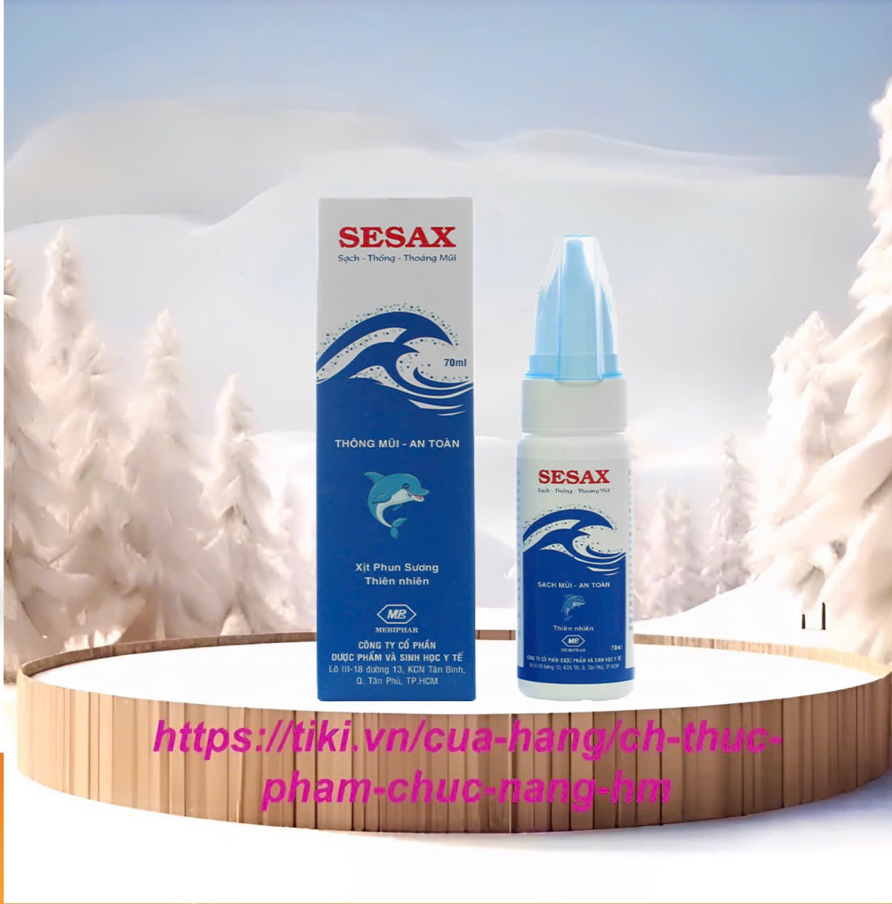 Xịt mũi Sesax phòng ngừa sổ mũi, ngạt mũi chai 70ml