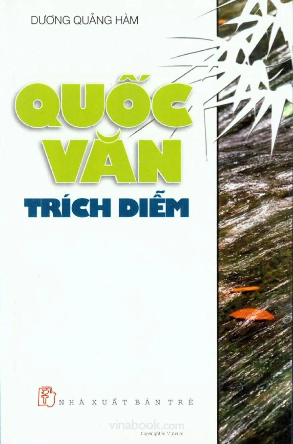 Quốc Văn Trích Diễm - Vanlangbooks