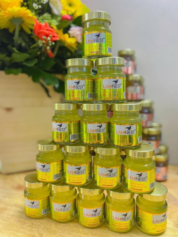 Combo 11 hủ yến chưng NHỤY HOA NGHỆ TÂY bổ dưỡng 28% yến ĐẬM ĐẶC - Lamnest