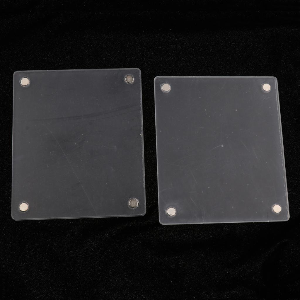 10 Pieces Acrylic Fridge Magnet Photo Frame for Fuji Mini 8/8+/9/70 SQ10